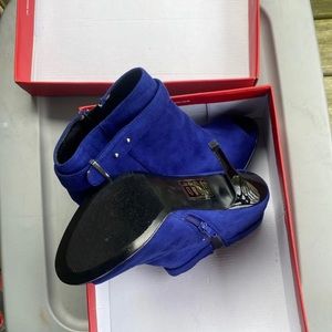 Blue shoes